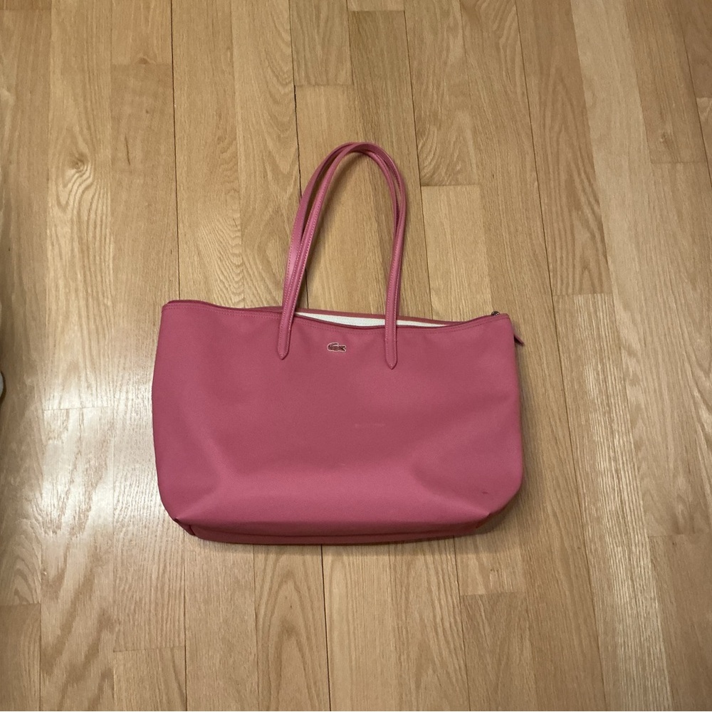 Lacoste pink purse/shoulder bag